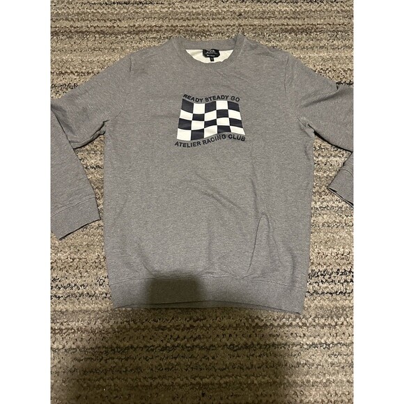 APC READY STEADY GO‎ SWEATSHIRT Size XXL French Terry Made in Portugal - Picture 1 of 7
